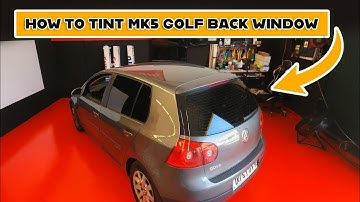 MK5 Golf Rear Window Tinting ‐ HARD To Shrink ?