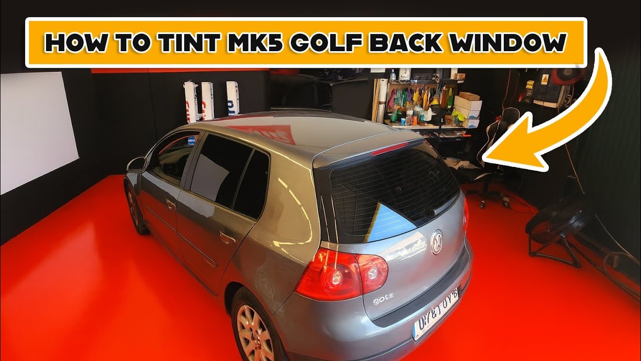Golf R Back Window MK5 Golf Rear Window Tinting ‐ HARD To Shrink ? - YouTube