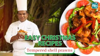 Tempered Shell Prawns