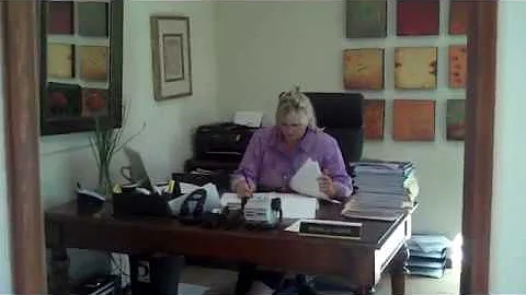 The Lori Bowers Group Working in the new office