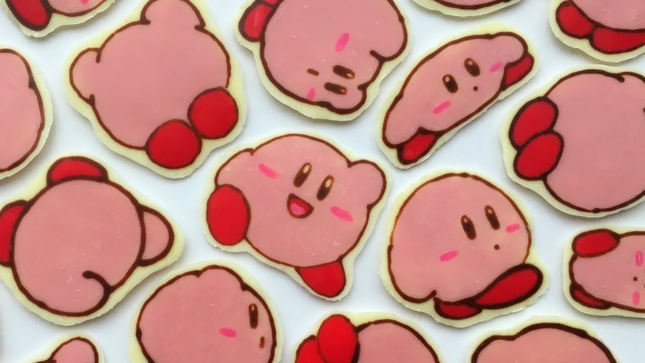 Kirby Of The Stars Kirby Chocolate カービィチョコ作ってみた Youtube