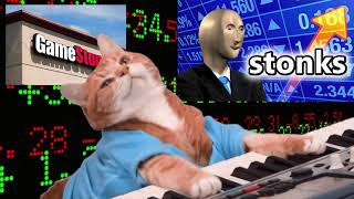 Keyboard Cat Plays Off The Stock Market! Gamestop & Reddit Vs. Melvin Capital