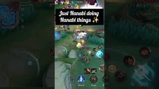Beauty + Deadly = Hanabi 💋⚔️ #gaming #mlbb #hanabi #shorts  #mobilelegends