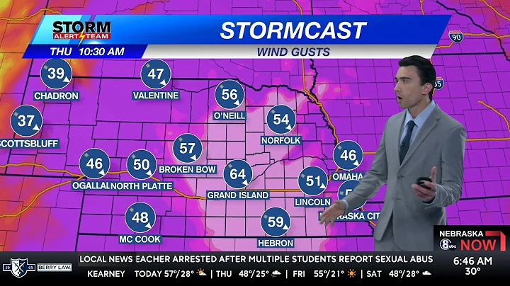 HIGH Winds Beginning Wednesday- Wednesday Morning KLKN Forecast- December 17, 2025