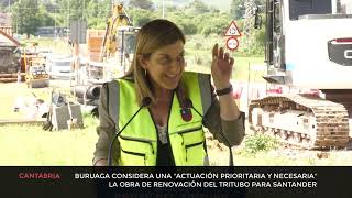 Buruaga considera una actuación prioritaria y necesaria la obra de renovación del tritubo