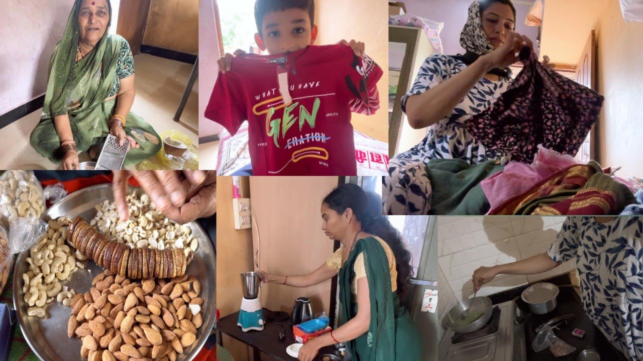 आज सुंठवडा बनवला 💁सासू सूनेच भांडण🤔 नवरोबसाठी वहिनीची महत्वाची टिप😂 पालकपुरीचा बेत👌@Varshachoudhari