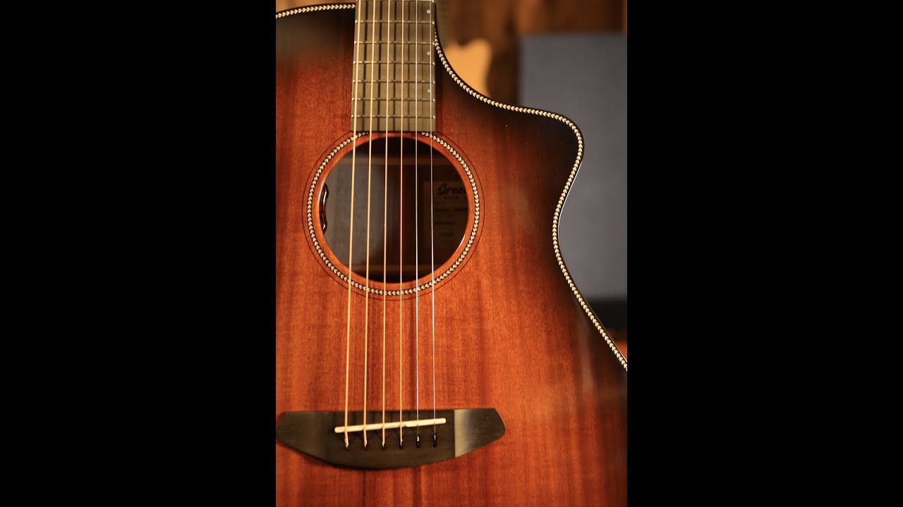 Breedlove Oregon Concert Bourbon CE Myrtlewood    -The Village Guitarist, LLC-