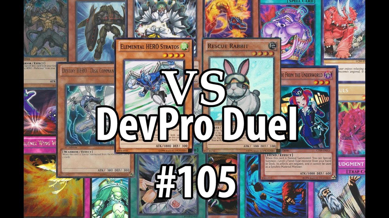 Yu-Gi-Oh! DevPro Duel #105 - Cross banlist - Perfect Circle vs. Dino ...