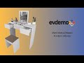EVDEMO Martı Makyaj Masası Kurulum