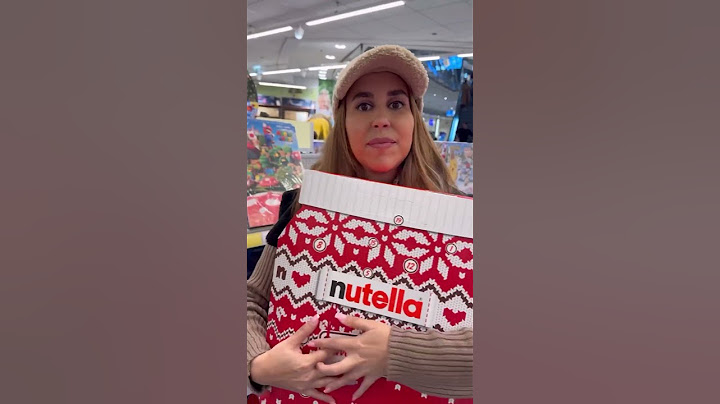 Nutella Adventskalender Part 1 #nutella #adventskalender #nutellaadventskalender #viral #shorts