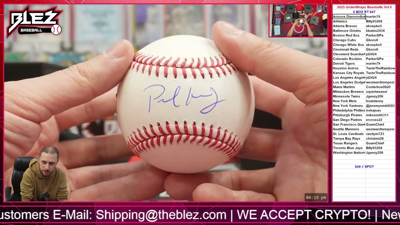2025 Fanatics Underwraps Baseballs Volume II HALF CASE BREAK
