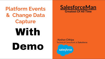 Salesforce Platform Event & Change Data Capture | Full Demo Video | Streaming API | #platformEvent