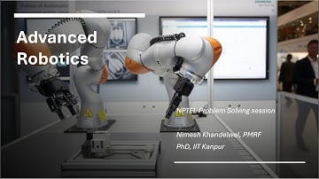 NPTEL Advanced Robotics Week 3 PMRF Problem Solving Session