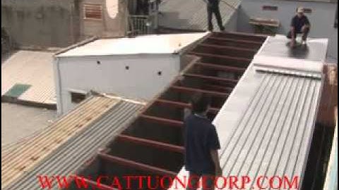 lợp chống nóng mái tôn bằng vật liệu cách nhiệt cát tường