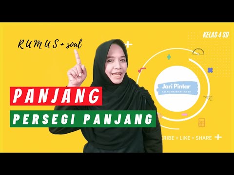 Video: Bagaimana cara mencari panjang persegi panjang jika diketahui kelilingnya?