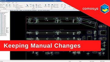 COMOSYS Drawings Tutorials - Keeping manual changes