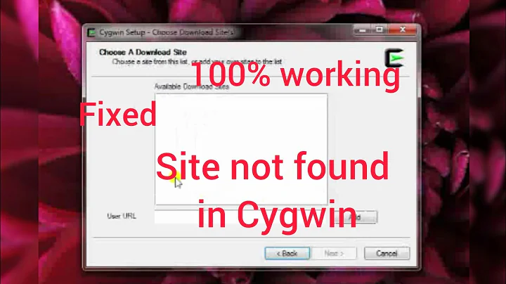 Cygwin no link found error fixed windows 7/8/10 .