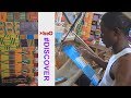 Watch how kente cloths are made & its history