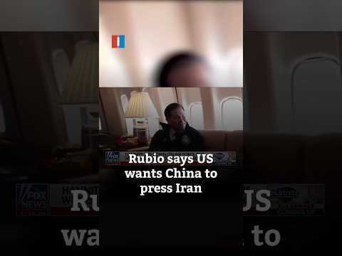 Rubio says US wants China to press Iran