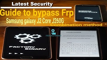 Bypass remove Frp Samsung Galaxy J2 Core J260G J260M oreo 8.1.0 Latest security