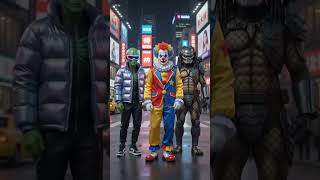 CLOWN & ALIEN vs PREDATOR! 👽 The Ultimate Fighting Game Dance Battle