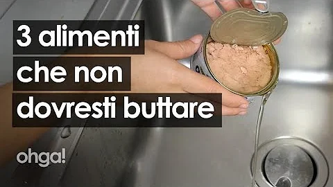 Cosa fare dell'olio del tonno?