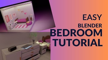 3D Isometric room | Easy Blender tutorial for beginners  -| Part 1