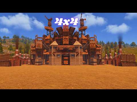 4x4 Large Group Base | BASE SHOWCASE! | #rust