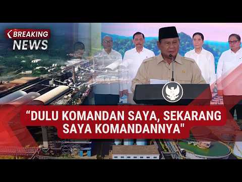 Momen Prabowo Sentil Luhut "Mantan Komandan Saya, Sekarang Saya Komandannya"