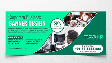 Corporate billboard design tutorial | Flex banner design & hordings in coreldraw beginners