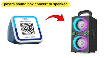 How to make a simple Paytm sound box to Bluetooth speaker