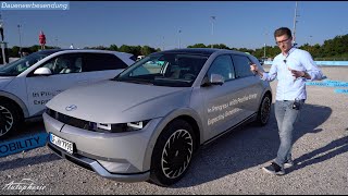 Der IONIQ 5 (160 kW) auf der Blue Lane - Die IAA 2021 "selbst erfahren" [4K] - Autophorie