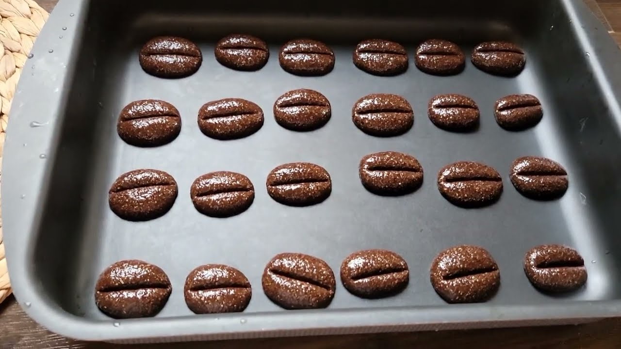 (بسكوت القهوة ) كوكيز حبيبات القهوة اللذيذه لعشاق القهوة الصحيه بمقادير مظبوطة  تناسب#الدايت