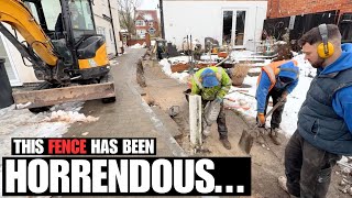 This Fence Install Has Been HORRENDOUS So Far...