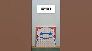 Making BAYMAX(Big Hero 6) by RUBIK #rubik #shorts #youtube