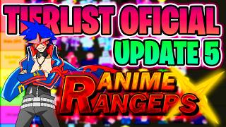 Las MEJORES UNIDADES en ANIME RANGERS X [TIERLIST] #roblox