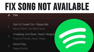 How To Fix Spotify song not available in your country (No BS - Working 2024)