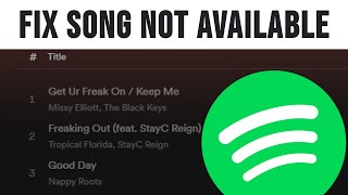 How To Fix Spotify song not available in your country (No BS - Working 2025)