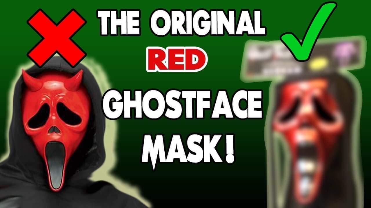 Red Ghost Ski Mask