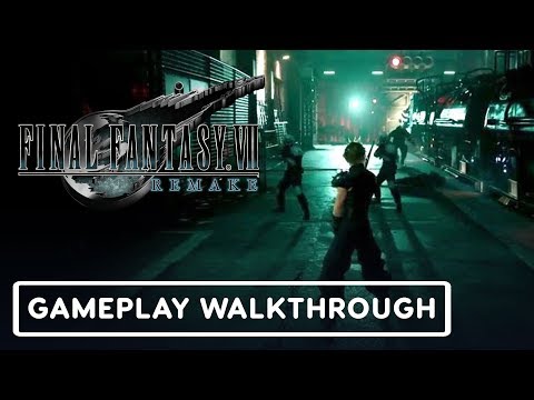 Final Fantasy VII Gameplay Demo Walkthrough - E3 2019