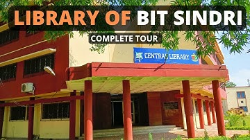 Library Of BIT Sindri |  Central Library | College Tour | BIT Sindri | Dhanbad