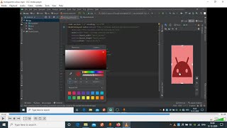 Transparent Color Android Stdio .Xml Code