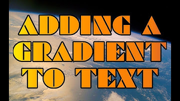 Adding a Gradient to Text in GIMP