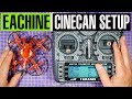 Eachine Cinecan 4K HD full setup // Caddx Tarsier settings // FAT32 SD card formatting