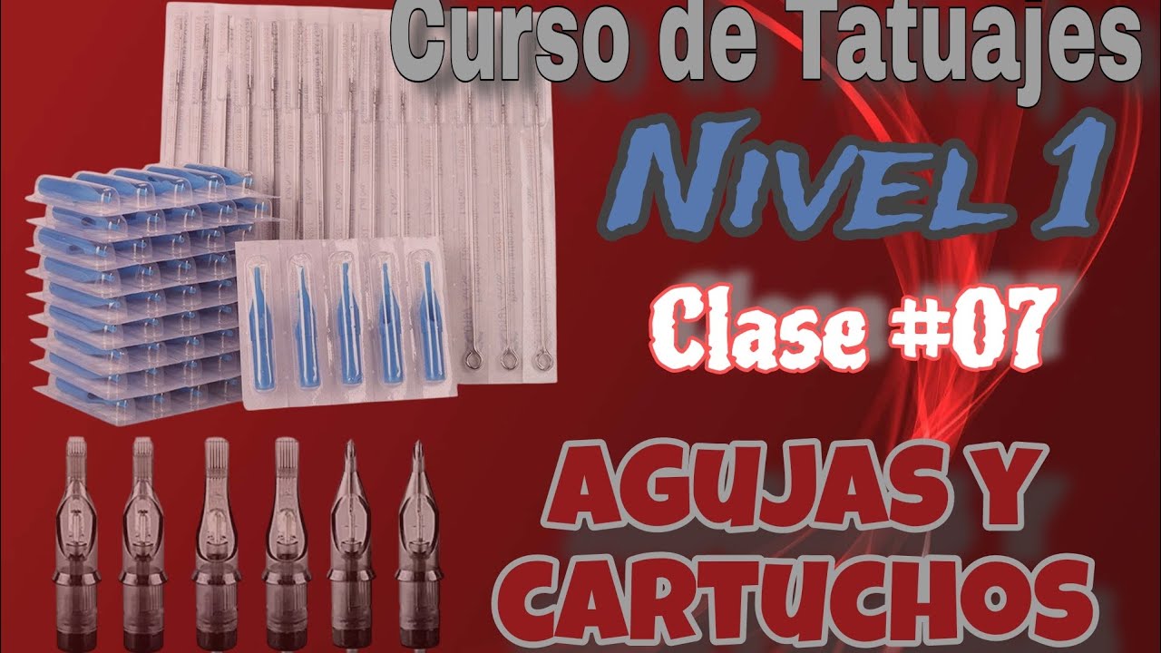 AGUJAS Y CARTUCHOS PARA TATUAR 🏻 /CURSO DE TATUAJES📌APRENDER A TATUAR