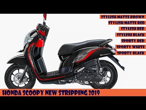 Honda Scoopy  New Striping 2019  YouTube