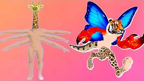 I did SURGERY on a GOD LEVEL HUMAN MUTATION in Merge Animals 3D (Spider Human) Crocodile +