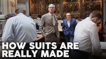 How a Savile Row Suit is Really Made: The Rest Is History goes to Anderson & Sheppard