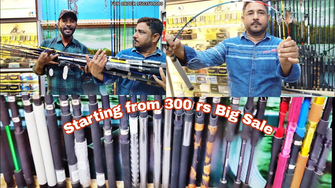 Cheap Rates Fishing Rod, 300₹ Starting, Fishing Equipment