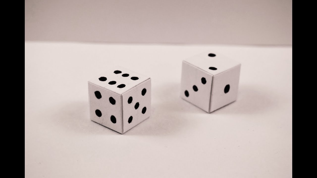 How to make a paper Dice? - YouTube